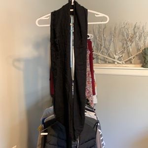 Black infinity scarf